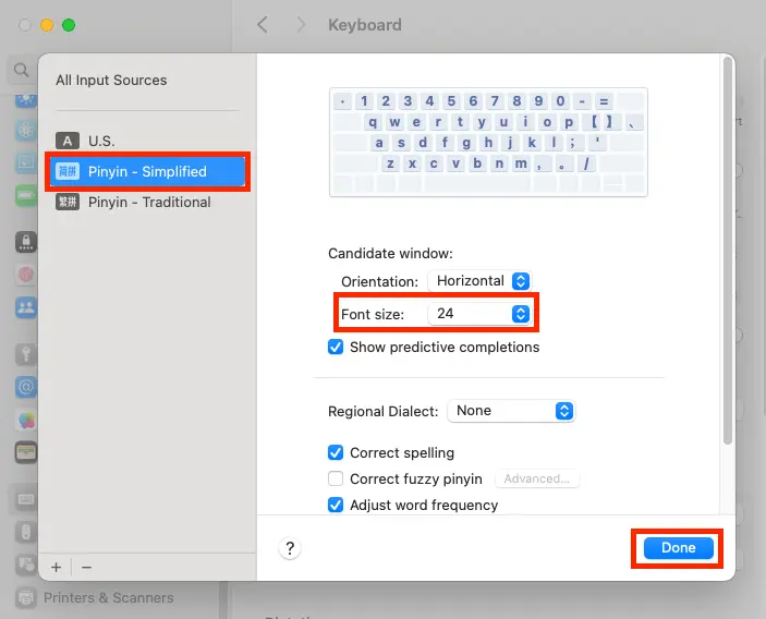 MacOS Input Sources